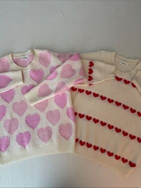VICI Sweater Bundle - &merci Hearts / Valentine’s Day: Size L